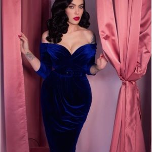Vixen Velvet Blue Starlet. NWT. XL—sold out on website. #michelinepitt #vixen
